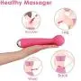 SVAKOM Emma - Rechargeable, Heating Wand Vibrator - Waterproof Dildo - Vibrating Personal Massager - Sex Toys for Men, Women & Couples - Intelligent & Quiet - Red