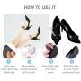 VivoFoot 3 Packs Gel Round Cushion Pads, Shoe Pads Soft Self Adhesive Spot Pad Insert Stickers for Foot Pain (18 pcs)