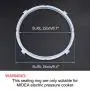 uxcell Silicone Gasket Sealing Ring for MIDEA Electric Pressure Cookers, Sealing Ring Inner Diameter - 8.7 Inch, Fits 5/6 QT Models, Set of 2