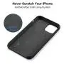 iPhone 11 Pro Silicone Case, XSHNUO Liquid Silicone Gel Rubber Ultra Thin Case with Soft Microfiber Cloth Lining Cushion for iPhone 11 Pro (2019) 5.8 inch (Black)