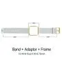 Simpeak for Fitbit Blaze Bands with Frame, Silicone Replacement Band Strap with Frame Case for Fit bit Blaze Smart Fitness Watch, Small/Large