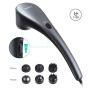 Naipo Handheld Back Massager Electric Deep Tissue Percussion Massage with Heat, Wide-Range Adjustable Intensity for Neck Shoulder Foot Leg Muscle Full&nbsp