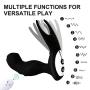 Amoris Heated Silicone Prostate Massager Vibrating Sex Toy, Male P Spot Stimulator, FDA Approved, IPX 6 Waterproof Rating with Multiple Modes & Intensities