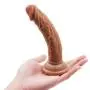 CCZTOY Dual-Layer Liquid Pseudophallic Silicone Simulator for Female Masturbatiǒn for Fun Toy T-Shirt (Color : Brown)