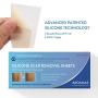 Aroamas Professional Silicone C-Section Scar Removal Sheets, Soft Adhesive Fabric Strips, Drug-Free, Relieves Itching, Remove Keloid Scars, Acne. 5.9" ? 1.6", 4 pcs (2 Month Supply), Beige