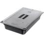 Carlisle 10201B03 StorPlus Full Size Food Pan, Polycarbonate, 4" Deep, Black