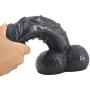 9.8 Inch Realistic Double Layer Silicone Toy with Strong Suction Cup