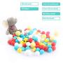 Christmas DIY Silicone Teething Beads 100pc BPA Free Chewable Nursing Necklace Bracelet Accessories
