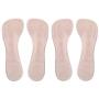 CaserBay 2-Pack Arch Support Insoles Silicone Gel Slim Inserts Liners Shock Absorption Massaging Arch Pain Foot Heel Pain Relief for Women Shoes High Heel【Style B, 2 Pairs-Nude】