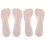 CaserBay 2-Pack Arch Support Insoles Silicone Gel Slim Inserts Liners Shock Absorption Massaging Arch Pain Foot Heel Pain Relief for Women Shoes High Heel【Style B, 2 Pairs-Nude】