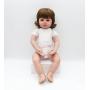 Pinky 18Inch 45cm Lifelike Reborn Baby Girl Dolls Soft Silicone Babies Realistic Looking Newborn Baby Dolls Cute Reborn Doll Toddler Handmade Child Birthday and Xmas Gift