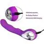 Powerful Silicone Vibrator Rechargeable Multispeed Wireless Portable Wand Adult Massager Toy with 10 Patterns for Body Relaxation-US Shipping