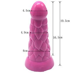 Sex Toys Dildos Realistic Silicone Mushroom Head for Anal Sex Gay Sex Toys for Men and Women Expander Female Vagina for Massage Health Equipment (Color : Purple)