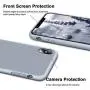 Vooii iPhone Xs Case, iPhone X Case, Soft Liquid Silicone Slim Rubber Full Body Protective iPhone Xs/X Case Cover (with Soft Microfiber Lining) Design for iPhone X iPhone Xs - Lavender Grey