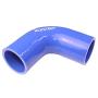 Ronteix Universal 4-Ply High Performance ID 2-1/2 Inch 90 Degree Elbow Coupler Silicone Hose (2.5(63MM), BLUE)
