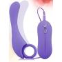 Two Womens or Mens Adult Prostate Sex Toy, Battery Operated (2 AAA Required, 4 AAA Included) Anal Vibrator with Tapered Shaft, 10 Sensual Vibrations, Medical Grade Silicone, Waterproof