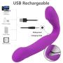 Tight Design Strapless Strap-on Vibrator - Mode B Silicone Toy