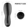 Male Aír-cr?ft Cup Vibrating Oral Cup, Black Men T-Shirt Warm Cup, Adult Toys for Men 100% Safe Silicone