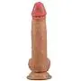 LEEPSEXY Realistic Dildos Double Layered Silicone Dildo Hyper Realistic Premium Penis Sex Toys with Suction Cup Insertable 5.9 inches/Width 1.6 inches
