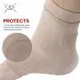CRS Cross Achilles Heel Sleeve - Premium padded compression gel sleeve / sock for cushion & protection of Haglunds bump, achilles tendonitis, and bursitis (One size fits most)