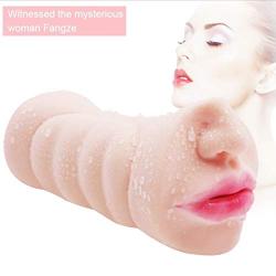 ZHMEQ 2 in 1 Pocket Pussy Smooth Silicone Doll Males T`oys Touch and Feeling Sucking Fun Toy for Adults Party Best Gift