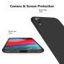 TORRAS Slim Fit iPhone XR Case, Ultra-Thin Hard Plastic Full Protective Cover with Matte Finish Grip Phone Case for iPhone XR 6.1 inch (2018), Space Black