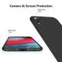 TORRAS Slim Fit iPhone XR Case, Ultra-Thin Hard Plastic Full Protective Cover with Matte Finish Grip Phone Case for iPhone XR 6.1 inch (2018), Space Black