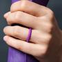 ThunderFit Womens Thin Swivel Rings, 10 Rings / 8 Rings / 4 Rings / 1 Ring - Stackable Silicone Wedding Rings - 2.5mm Wide - 2mm Thick