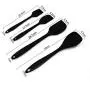 Silicone Kitchenware Set of 10 One-piece High Temperature Non-stick Cookware Shovel Spoon Set,Red