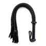 Guiseniour Game Spancking Floggor Pu Leather Funy Snake Weave Loose Diamond Handle Whip Toy Bondagge