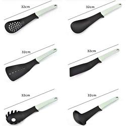 SKYyao Kitchen utensil set Kitchen Spatula Set kitchenware 6-piece set high temperature non-stick pot silicone Kitchenware set Nylon