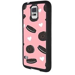 Samsung Galaxy S5 Case,Flexible Soft TPU Cover Shell,Slim Silicone Black Rubber Non-Slip Durable Design Protective Phone Case for Samsung Galaxy S5 -Biscuits