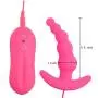 Loveria Vibrating Prostate Massager Anal Sex Toy for men 10-Frequency Vibrating Silicone Butt Anal Plug Vibrator Stimulator(Pink)