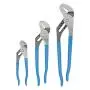 Channellock GS-3 3 Piece Straight Jaw Tongue and Groove Pliers Set - 12-Inch, 9.5-Inch, 6.5-Inch |  Groove Joint Pliers | Laser Heat-Treated 90° Teeth| Forged from High Carbon Steel | Patented Reinforcing Edge Minimizes Stress Breakage | Made in USA