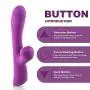 Portable 30-Speed Vibrating Silicone Waterproof Massager Dual Vibration Home Personal Fitness Massage