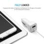 iPhone Car Charger, [Apple MFI Certified] Lighting Car Charger for iPhone X, XR, XS, 8, 8 Plus, 7, 7 Plus 6S / 6S Plus, 6 Plus, SE, 5S, iPad Pro, Air 2, Mini 4 with Extra USB Port