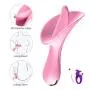Waterproof Vibration Comfortable Silicone Wireless Hand-held Tongue Tongue Flirting Charging Clitoris Stimulation Massage Body, 10 Modes, Designed for Women, Suitable for Ladies and Couples