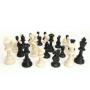 WE Games Tournament Chess Set? Heavy Weighted Chess Pieces with Green Roll-up Chess Board and Zipper Pouch for Chessmen