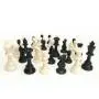 WE Games Tournament Chess Set? Heavy Weighted Chess Pieces with Green Roll-up Chess Board and Zipper Pouch for Chessmen