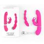 KUKALE Víbrátor Tóy 2 in 1 G Spotter Rábbitt An?l Víbrátor with 7 Modes for Silicone Waterproof Rechargeable