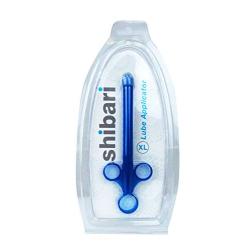 Shibari Lube Applicator XL, Blue, Sealed Retail Packaging