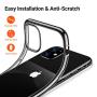 TORRAS Crystal Clear iPhone 11 Case, [Anti-Yellow] Soft Silicone TPU Thin Cover Slim Phone Case for iPhone 11 6.1 inch 2019, Black
