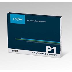 Crucial P1 500GB 3D NAND NVMe PCIe M.2 SSD - CT500P1SSD8