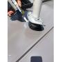 EAGLE 1 EPDM Flexible Roofing Pipe Flashing Boots - On Site Adjustable Roof Pipe Jack Boot with Round Base (High Temp Red, 8)