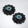 Tacx Teflon Derailleur Pulleys with Ceramic Bearings 11 Teeth - Shimano/Campagnolo