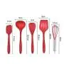 Pancake Spatula Silicone Nonstick 10Pcs Cooking Kit Cooking Baking Kitchenware Utensil Set (Color : Light Yellow)
