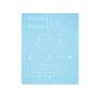 Silicone Kneading Pastry Mat Kitchenware - Reusable Non Stick Pad for Dough Rolling Fondant Pie Pizza Cake Baking Sheet Cooking Tools Blue