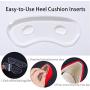 Clear Heel Grips, Heel Pads for Shoes Too Big High Heels, Heel Inserts for Heel Pain, Clear Shoe Heel Cushion, 6 Pairs