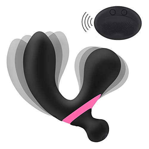 Prostate Gland Massager for Men | 10 Mode 7 Speed Silicone Sex Toy Muscle Relief for Deep Tissue Male Therapeutic Wand Vibe | Increases Circulation and Prevents Cancer Ideal Gift Idea