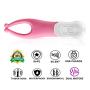 G Spot Vibrator Couple Vibrator with 7 Modes, Upgraded Soft Silicone Dildo Vibrator Nipples Sex Toys Clit Stimulator for Women,Couples and Men (Pink)